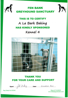 Fenbank Kennel Sponsorship